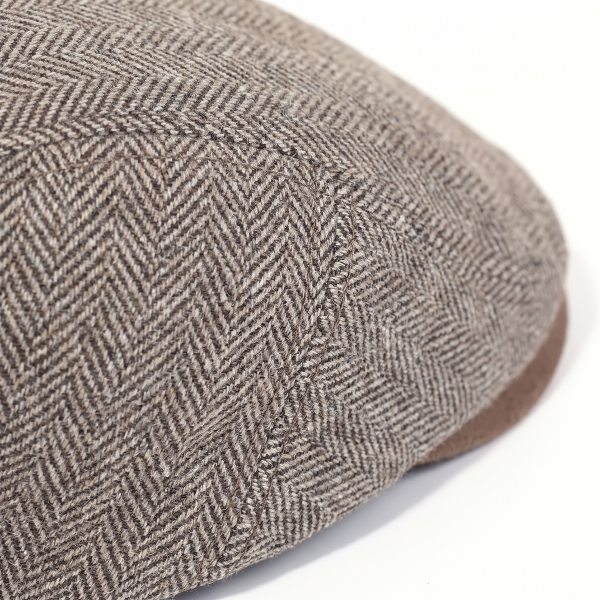 Herringbone ivy cap in wool — PICKERING