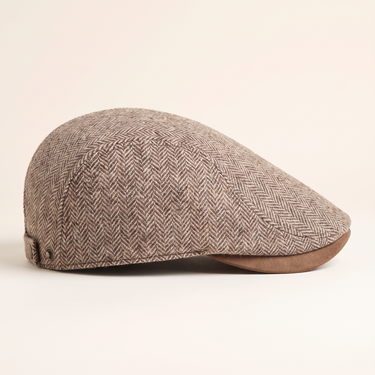 Herringbone ivy cap in wool — PICKERING