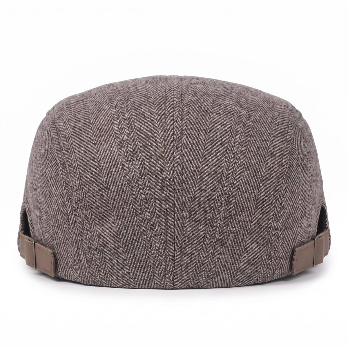 Herringbone flat cap in wool — SETTLE