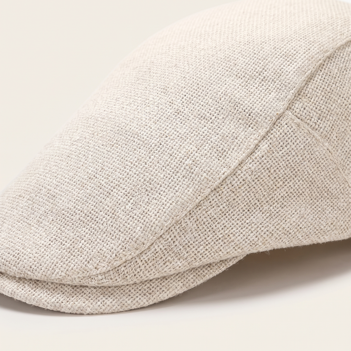 Ivy cap in a linen blend — LECHLADE