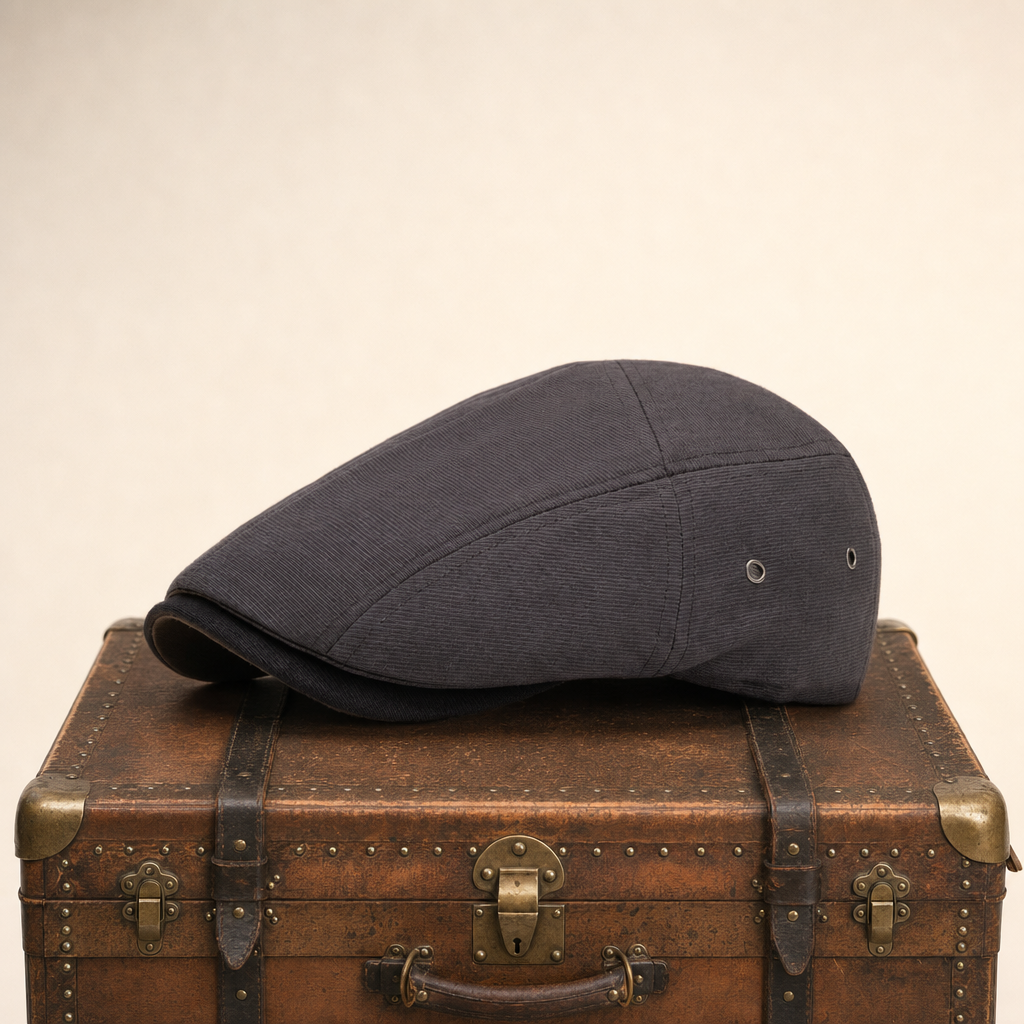 Flat cap in cotton — CRICKHOWELL