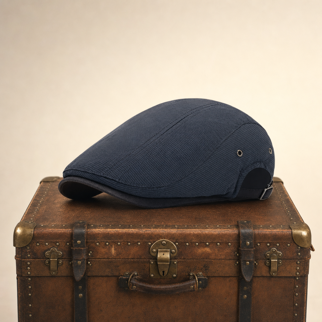 Driver cap in cotton — OKEHAMPTON