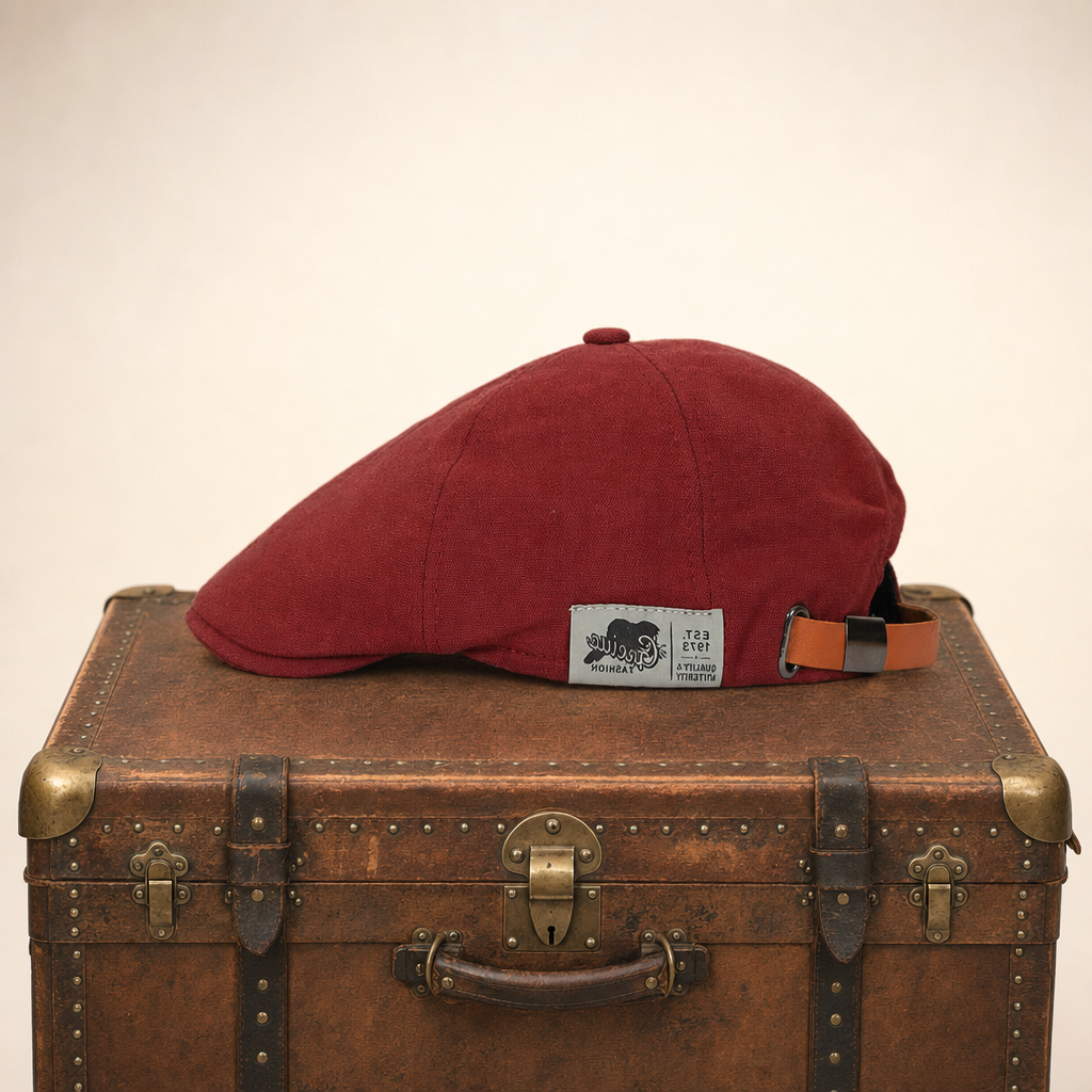 Flat cap in cotton — GLOSSOP