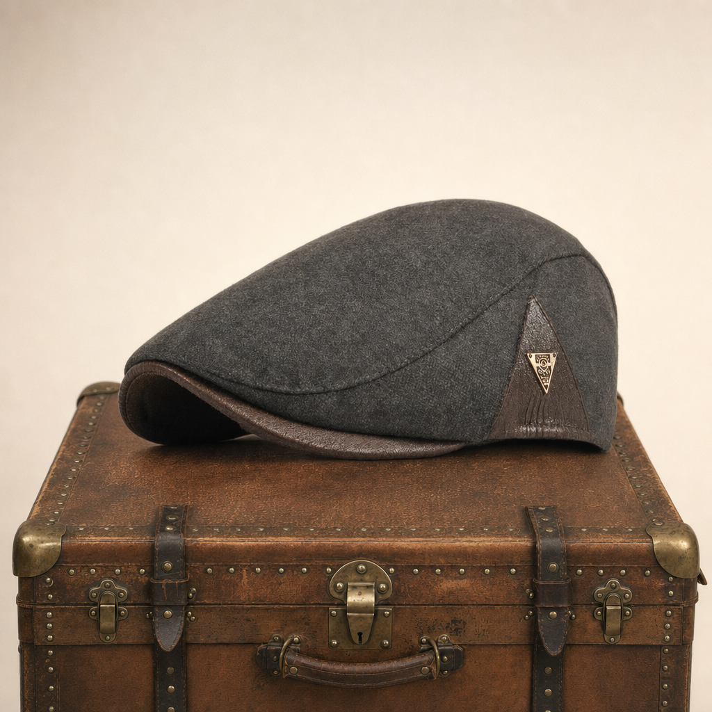 Flat cap in cotton — BOROUGHBRIDGE