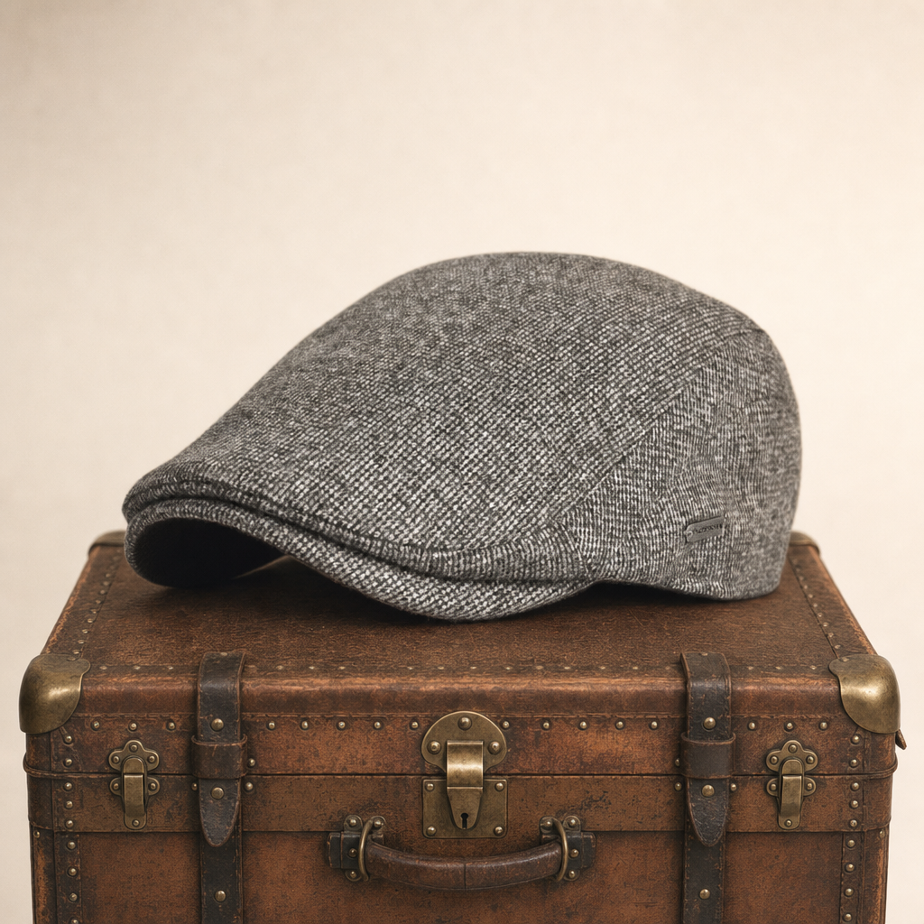 Flat cap in wool — WINCANTON
