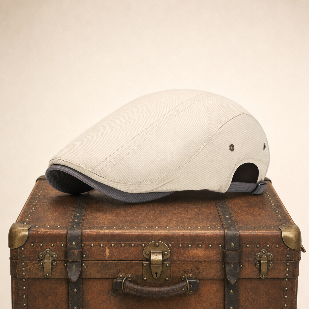 Driver cap in cotton — OKEHAMPTON