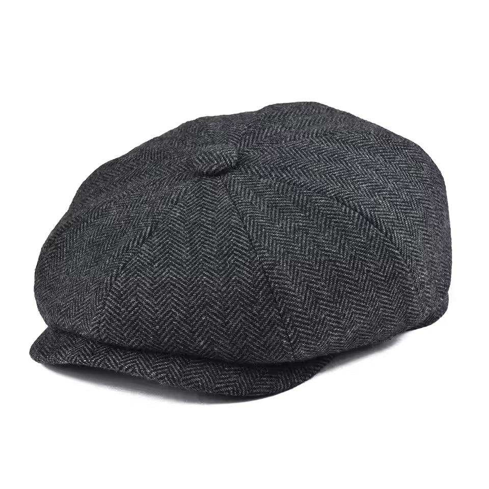 Newsboy cap in wool — ALSTON