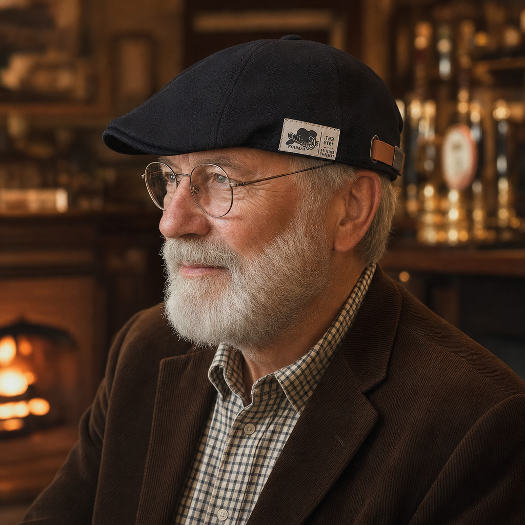Flat cap in cotton — GLOSSOP
