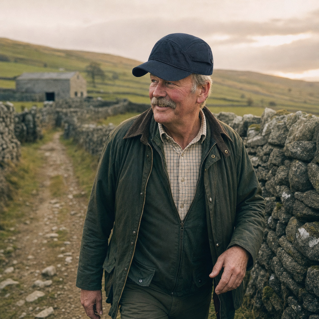 Flat cap in cotton — LEDBURY