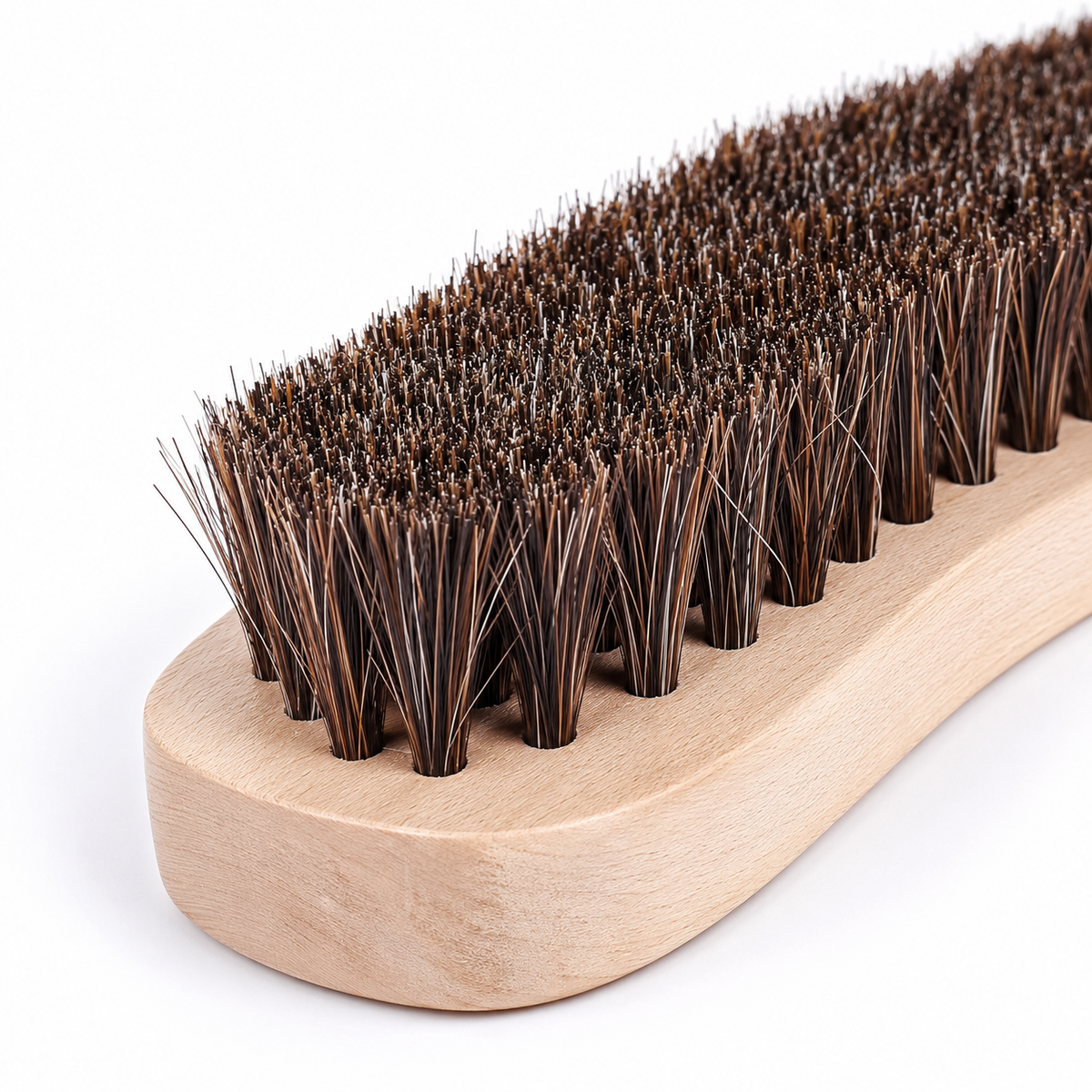 Horsehair cap brush