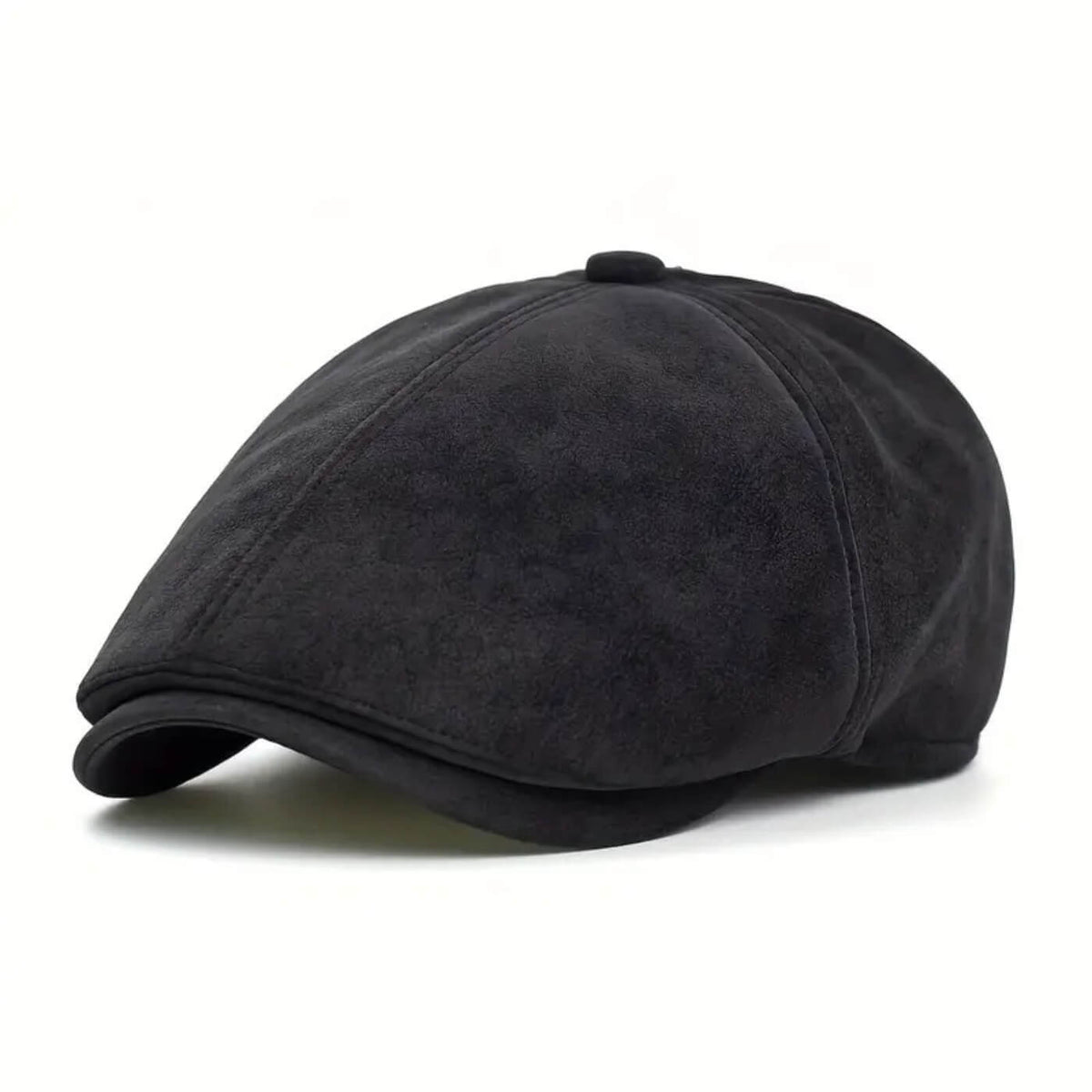 Newsboy cap in suede — EGREMONT