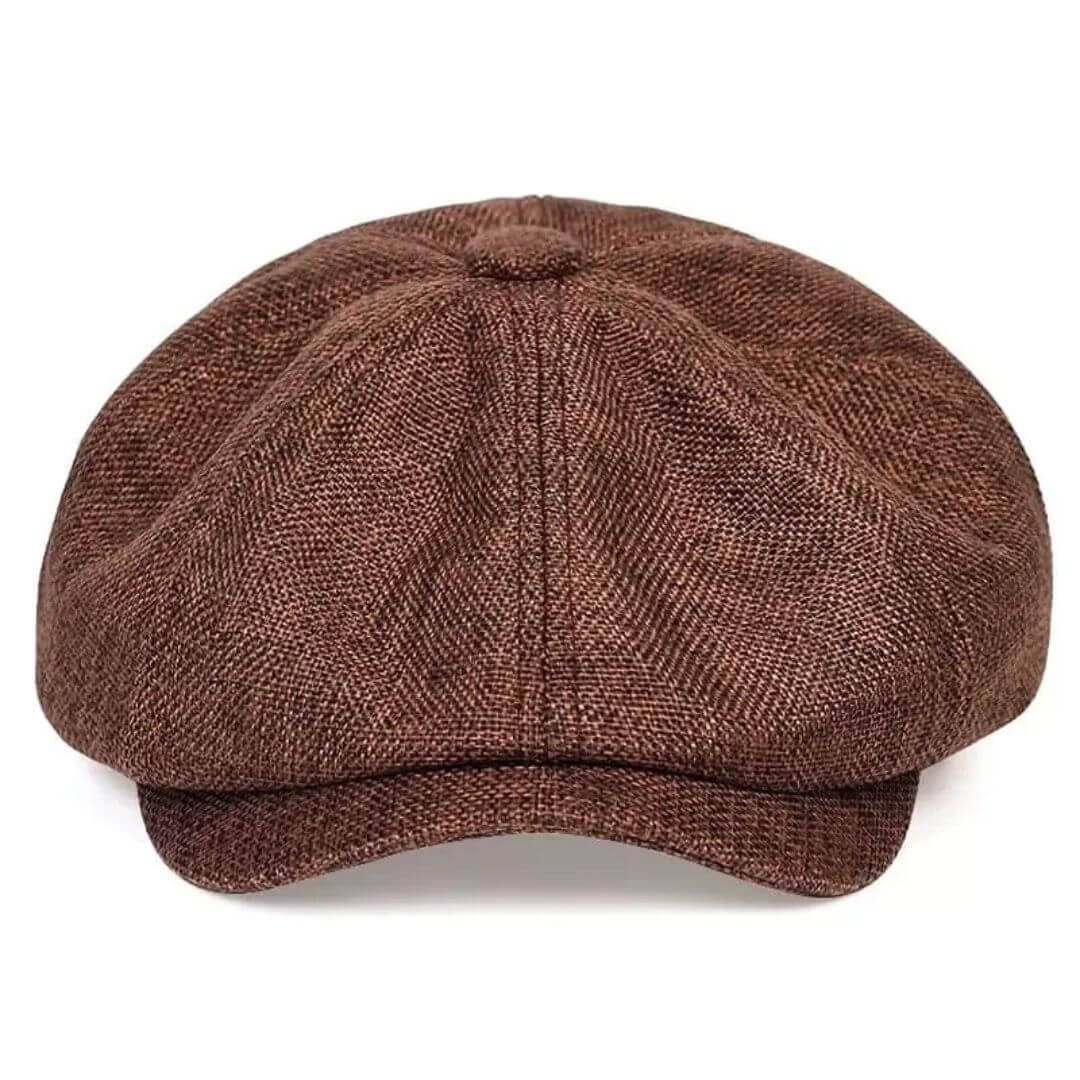 Newsboy cap in cotton — BRAMPTON