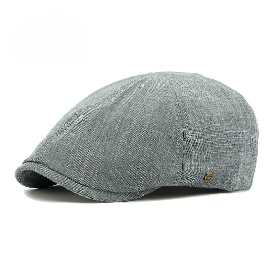 Flat cap in cotton — DINGWALL