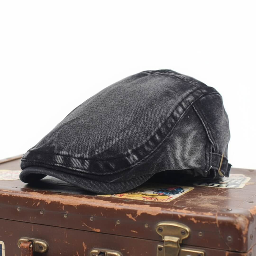 Flat cap in denim — YARM