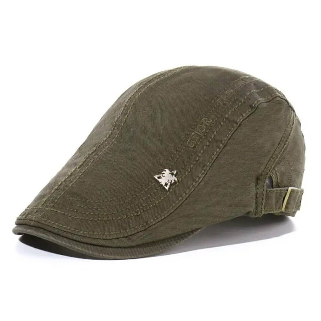 Flat cap in cotton — ALNWICK