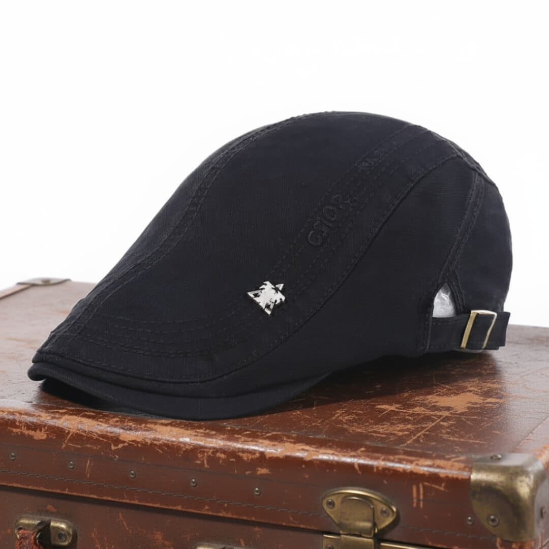 Flat cap in cotton — ALNWICK