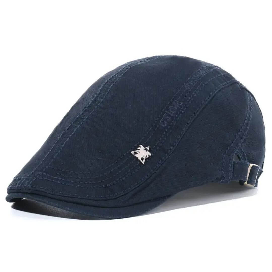 Flat cap in cotton — ALNWICK