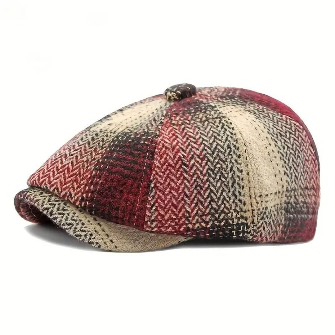 Newsboy cap in a wool blend — RIPON