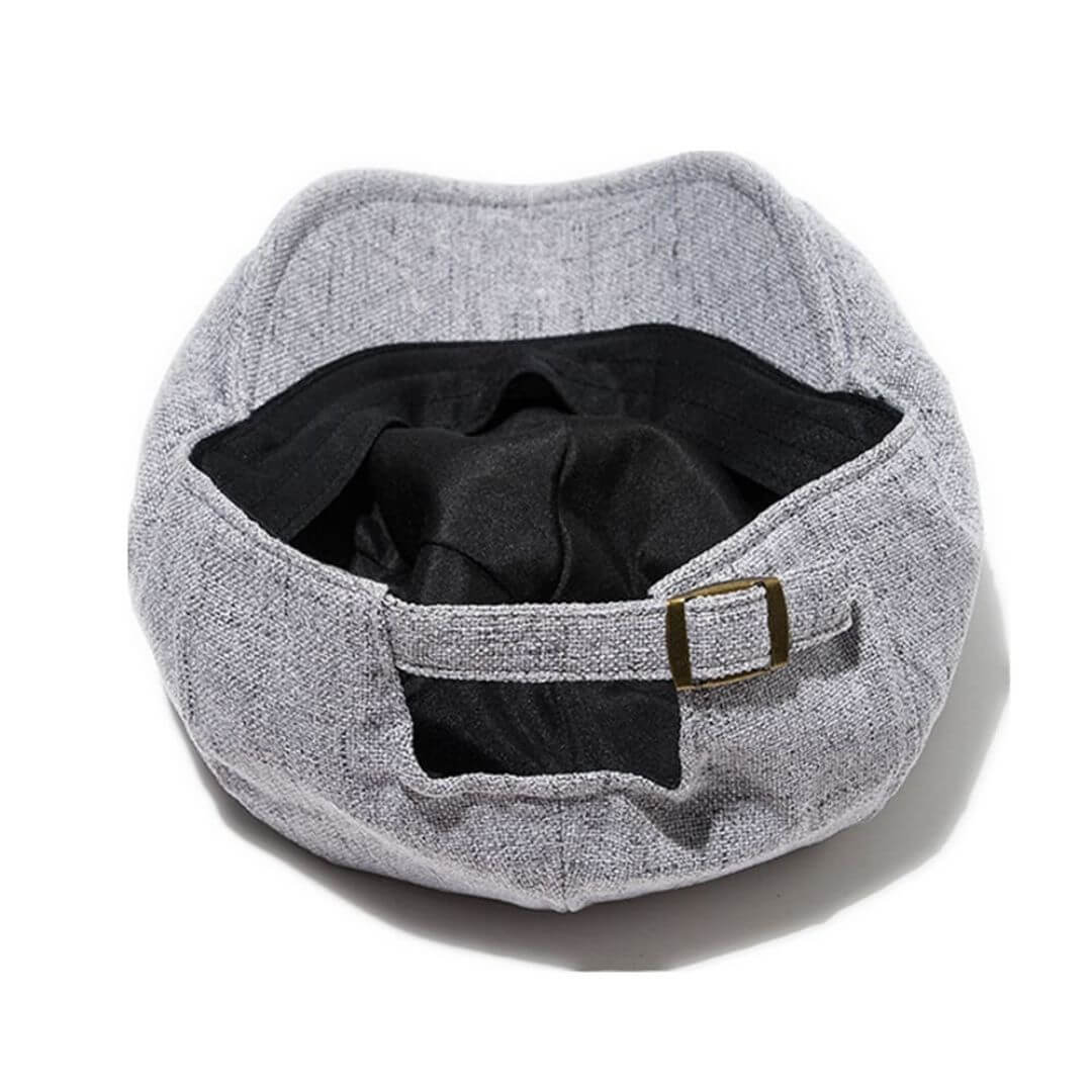 Flat cap in a linen blend — WINCHCOMBE