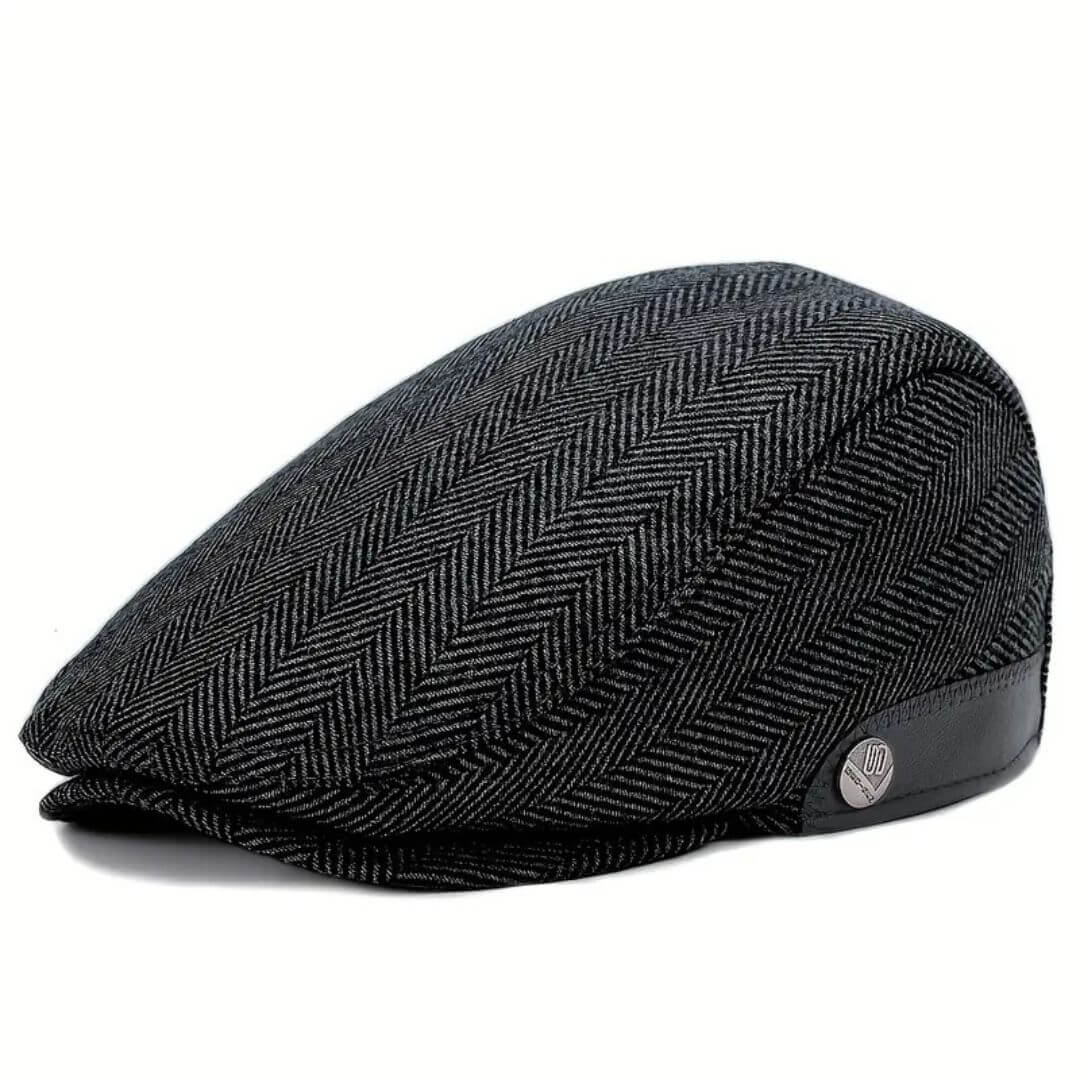 Flat cap in a wool blend — HAWES