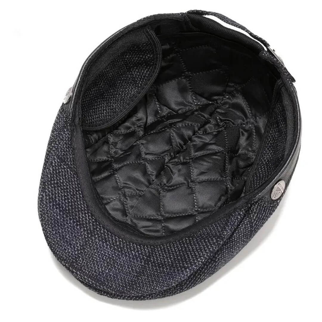 Flat cap in a wool blend — HAWES