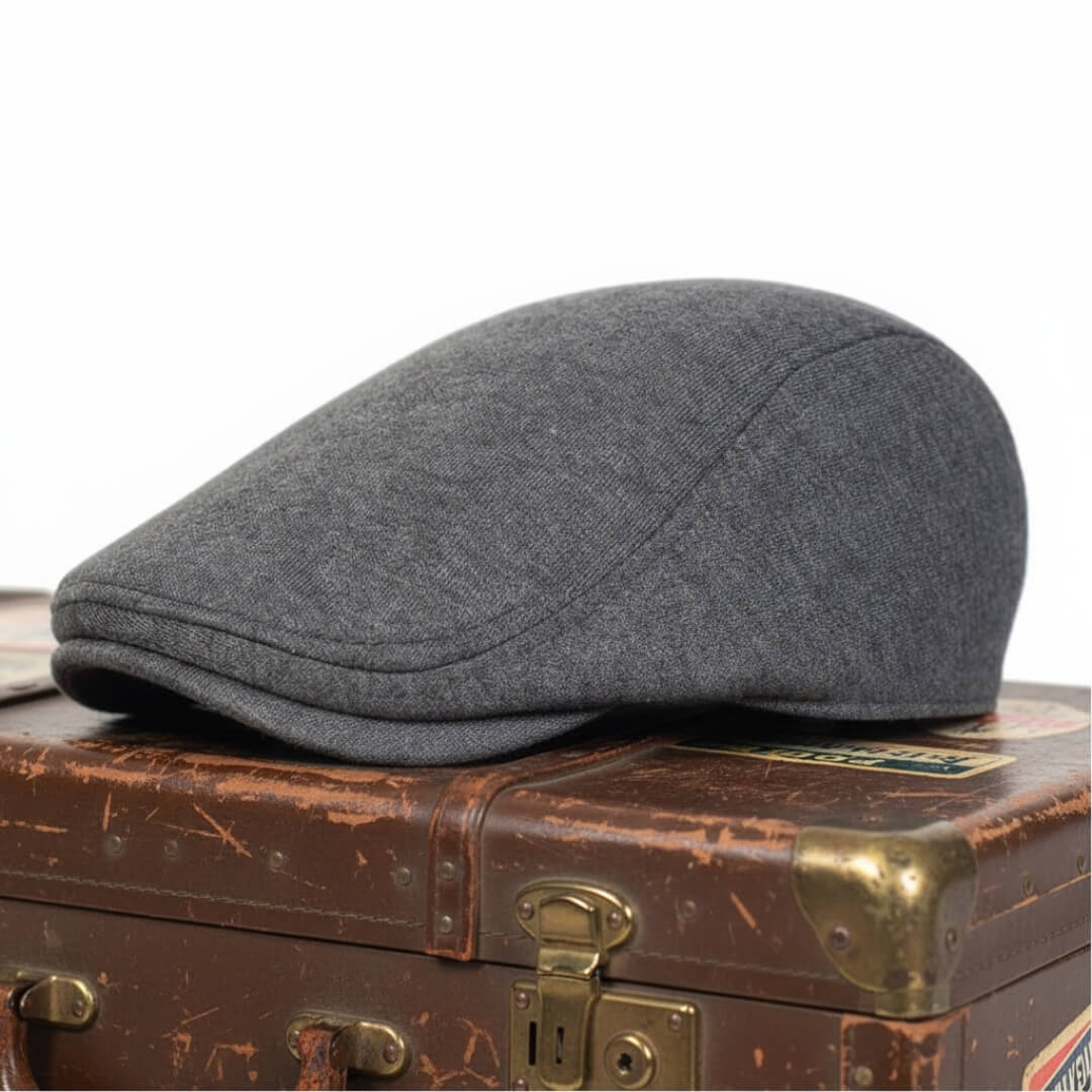 Flat cap in cotton — JEDBURGH