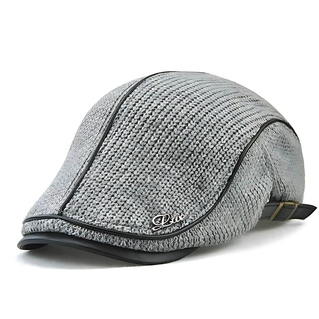 Flat cap in knit — THETFORD