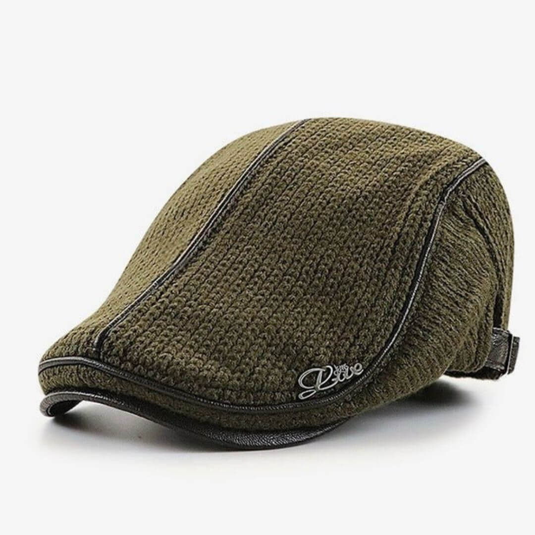 Flat cap in knit — THETFORD