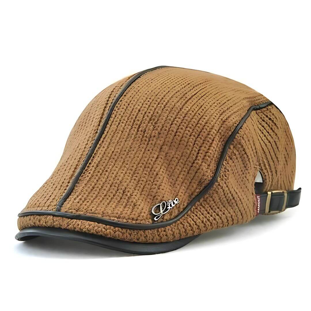 Flat cap in knit — THETFORD
