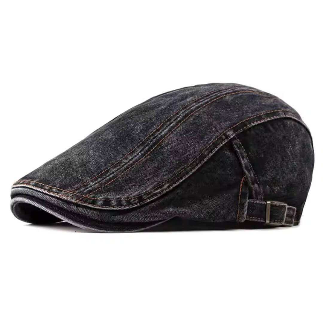 Flat cap in denim — BALA