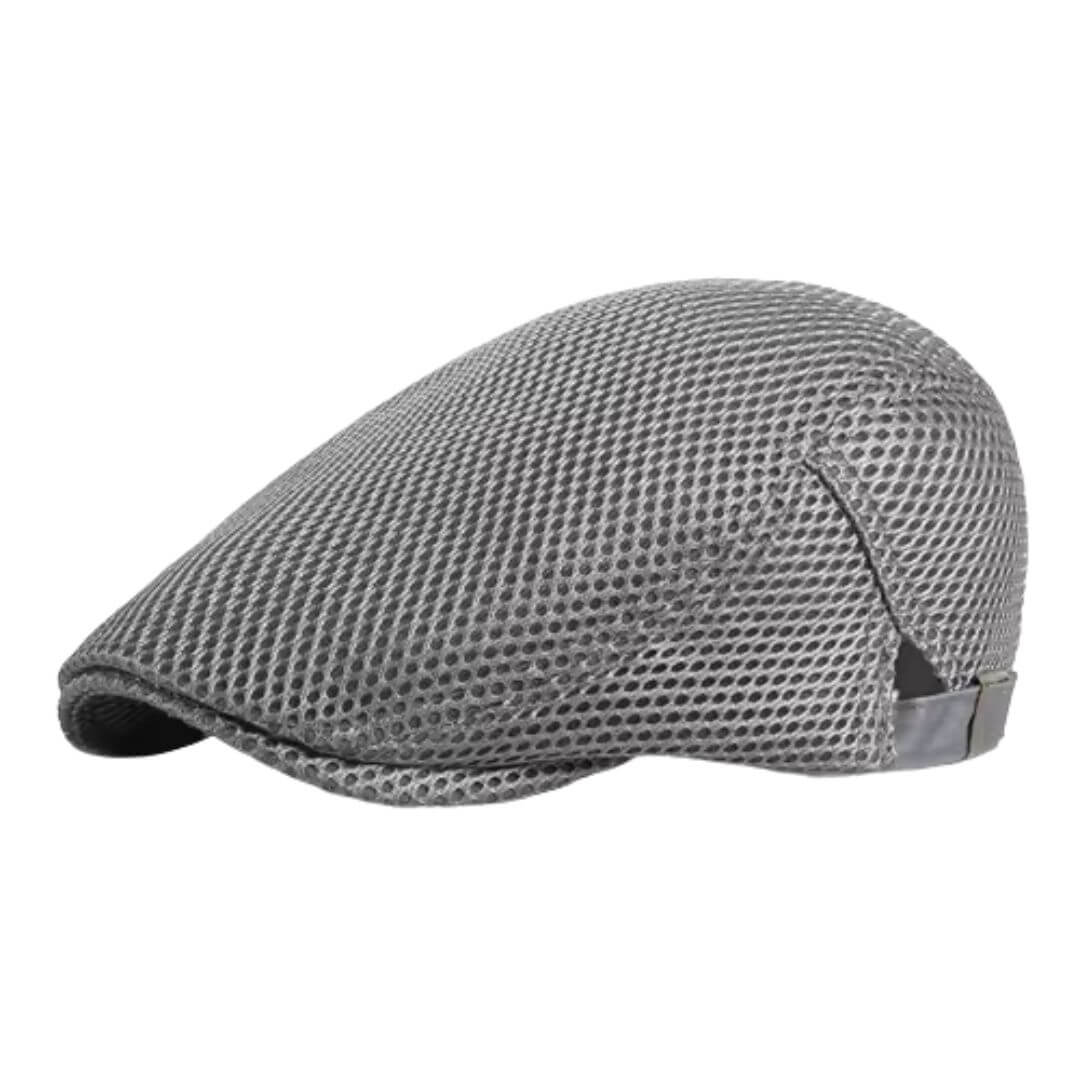 Flat cap in mesh — TETBURY