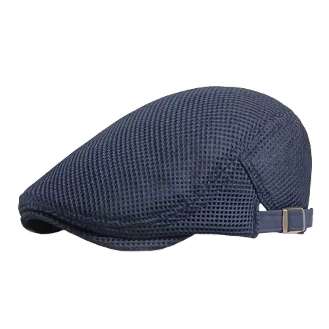 Flat cap in mesh — TETBURY