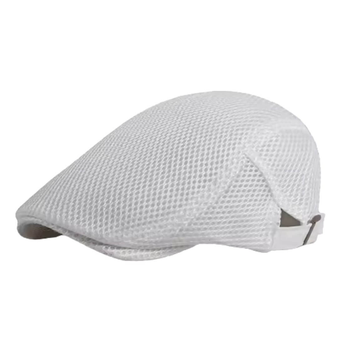 Flat cap in mesh — TETBURY