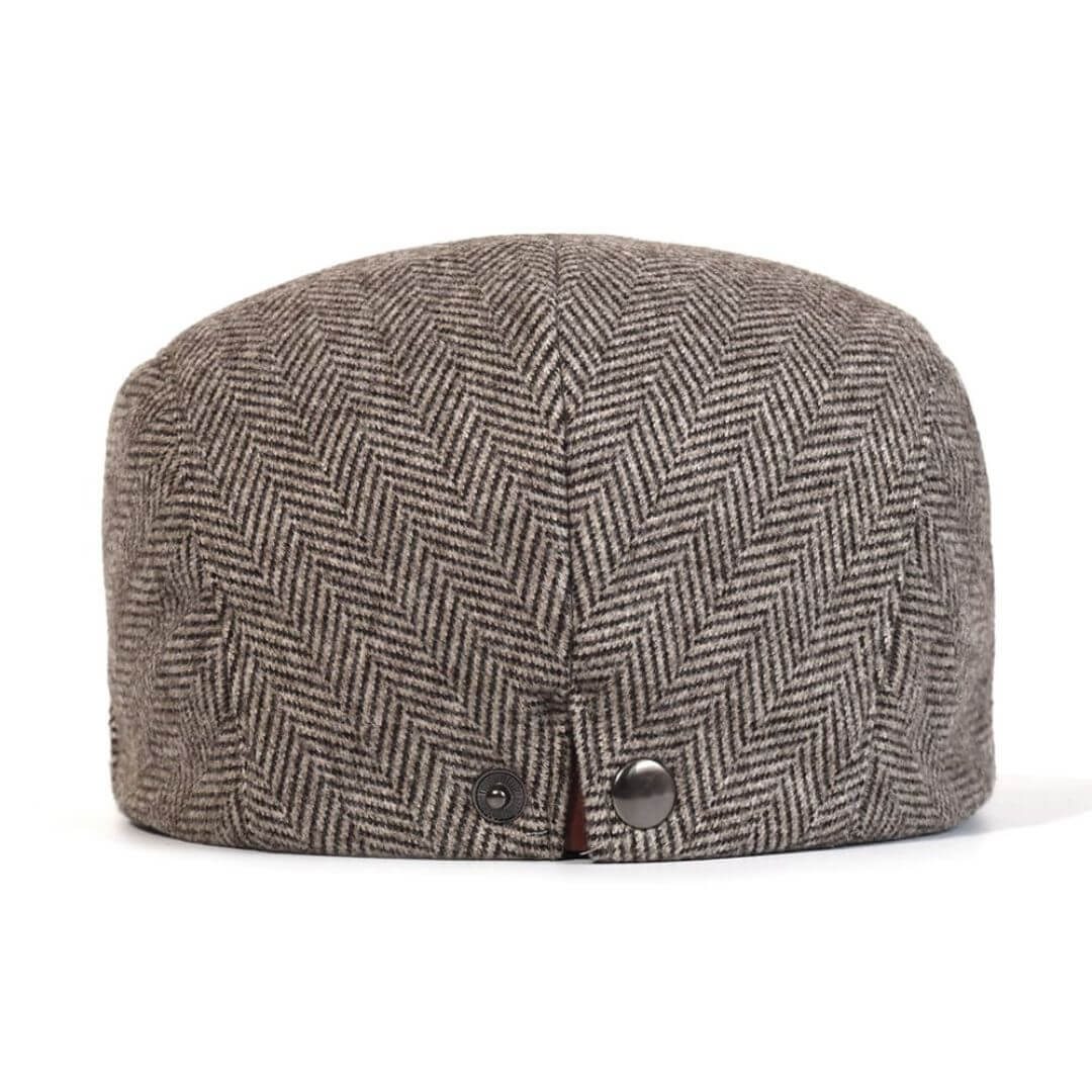 Herringbone ivy cap in wool — PICKERING