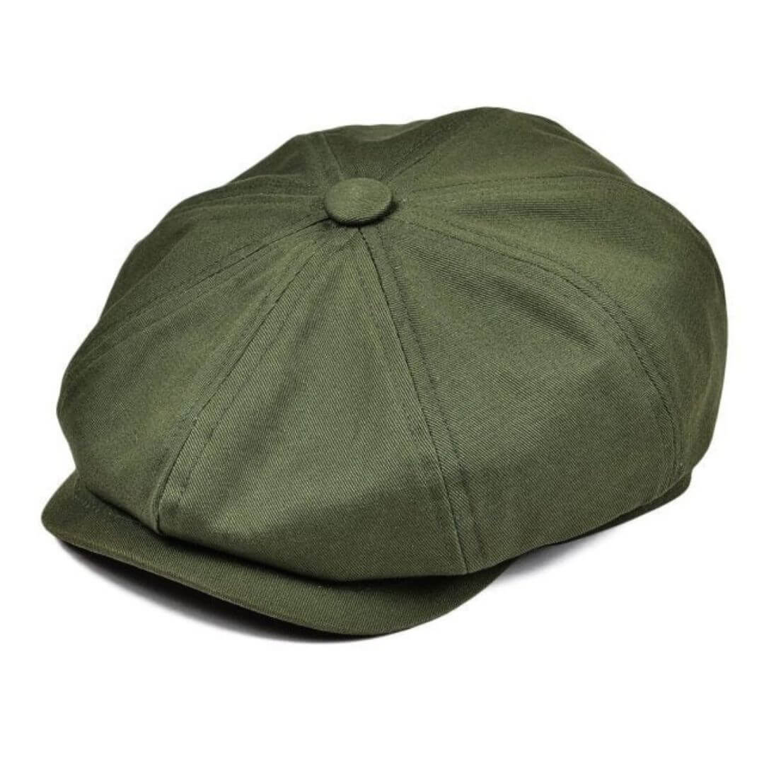 Newsboy cap in cotton — KNIGHTON