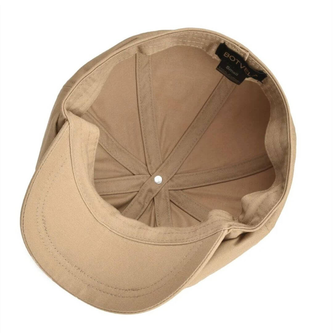 Newsboy cap in cotton — KNIGHTON
