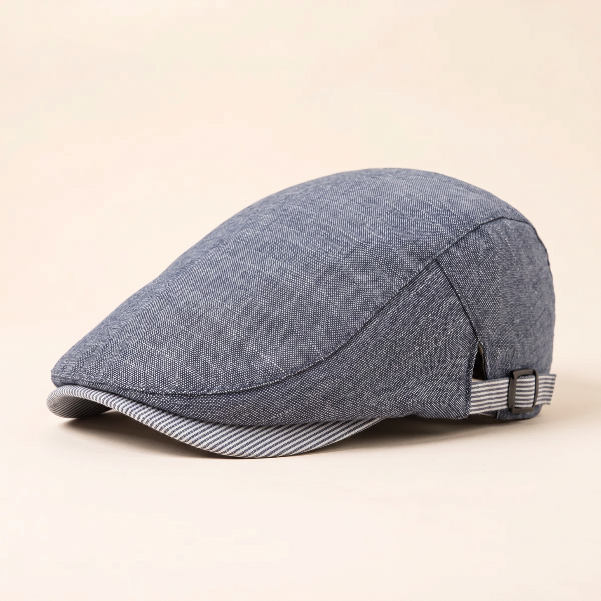 Flat cap in a linen blend — BANCHORY