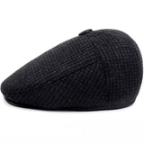 Driver cap with ear flaps in wool — OTLEY