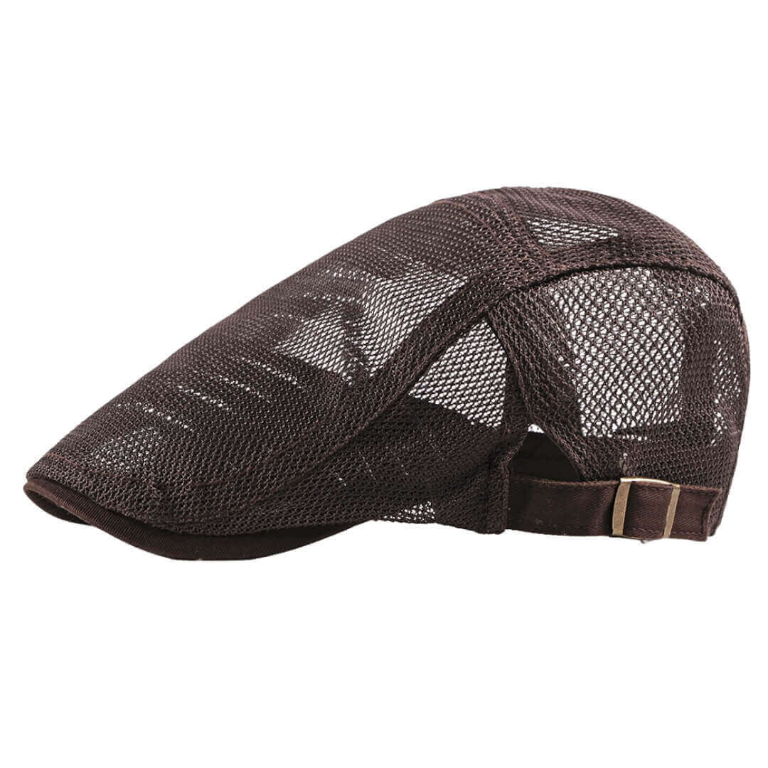 Flat cap in mesh — BURFORD