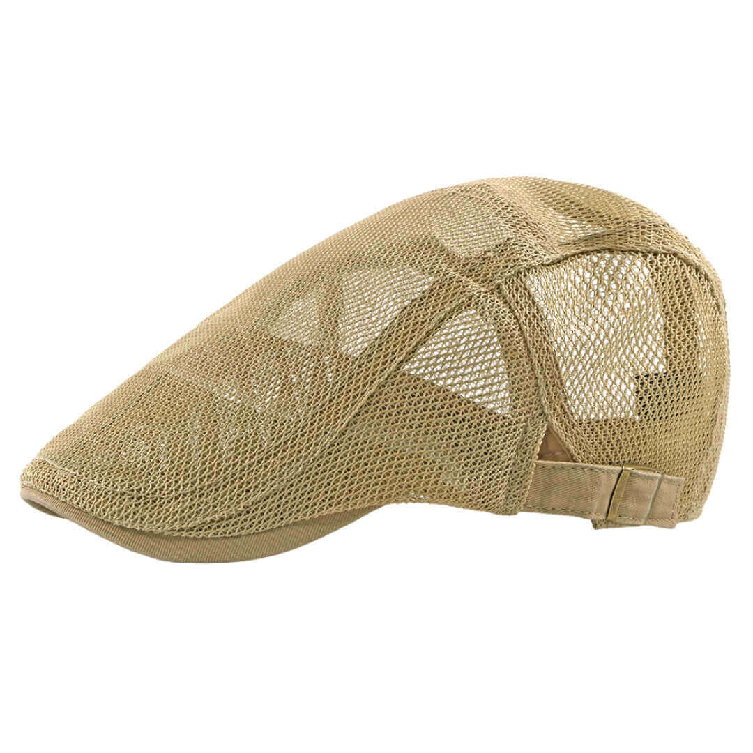 Flat cap in mesh — BURFORD