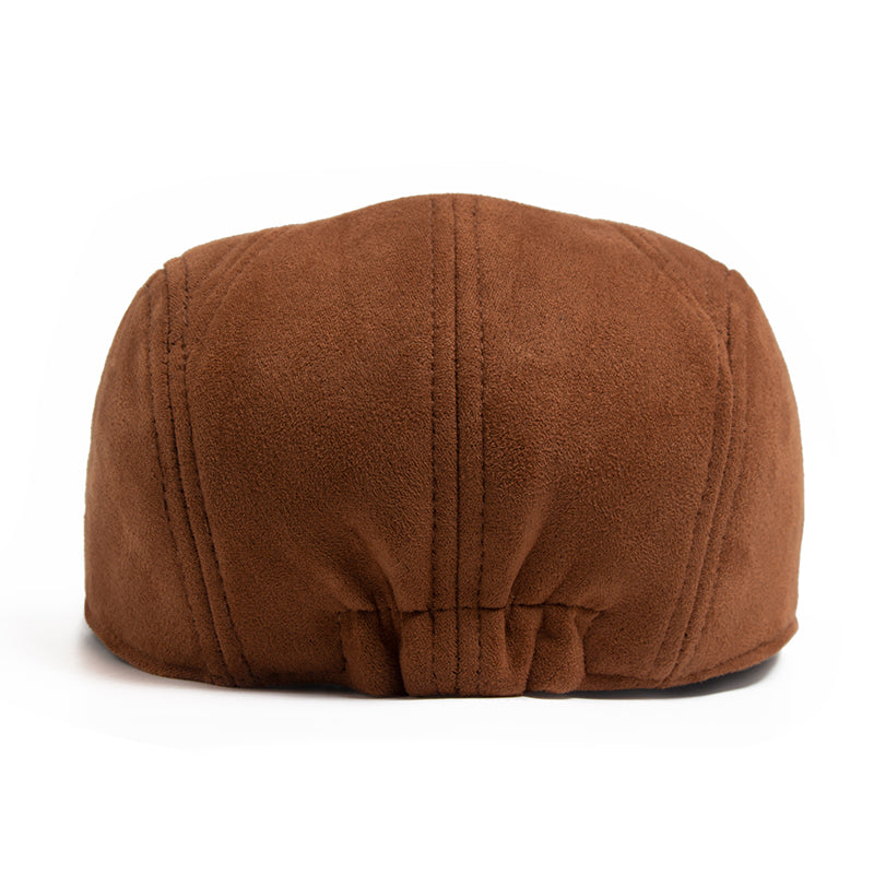 Flat cap in suede — AMBLESIDE