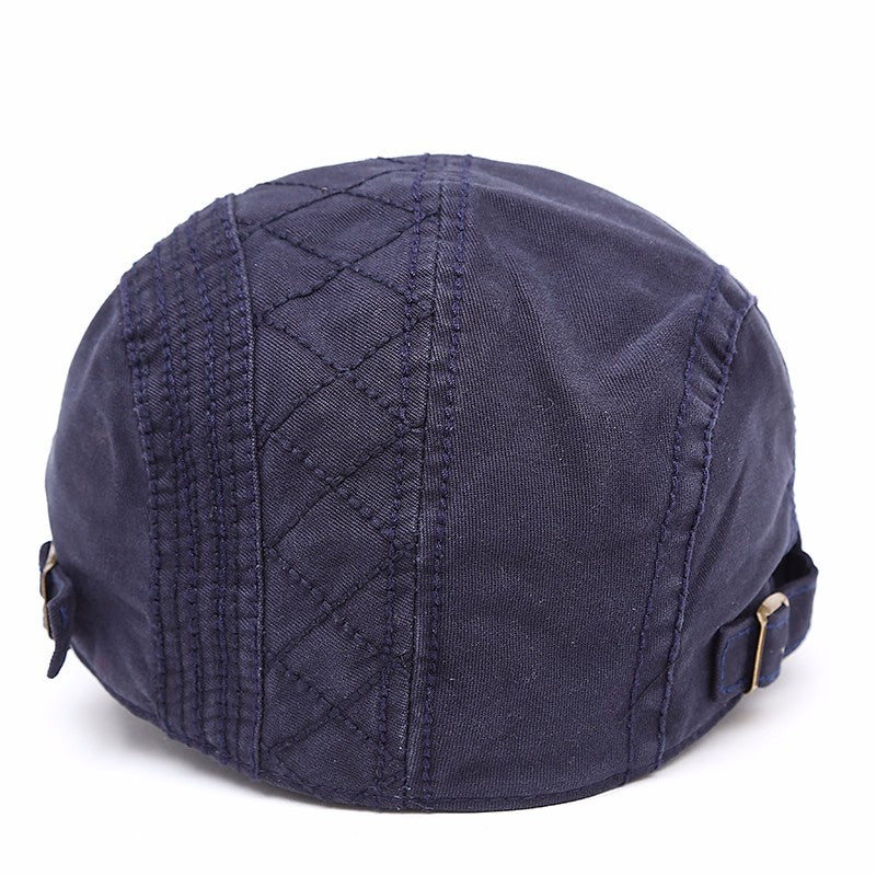 Flat cap in cotton — STANHOPE