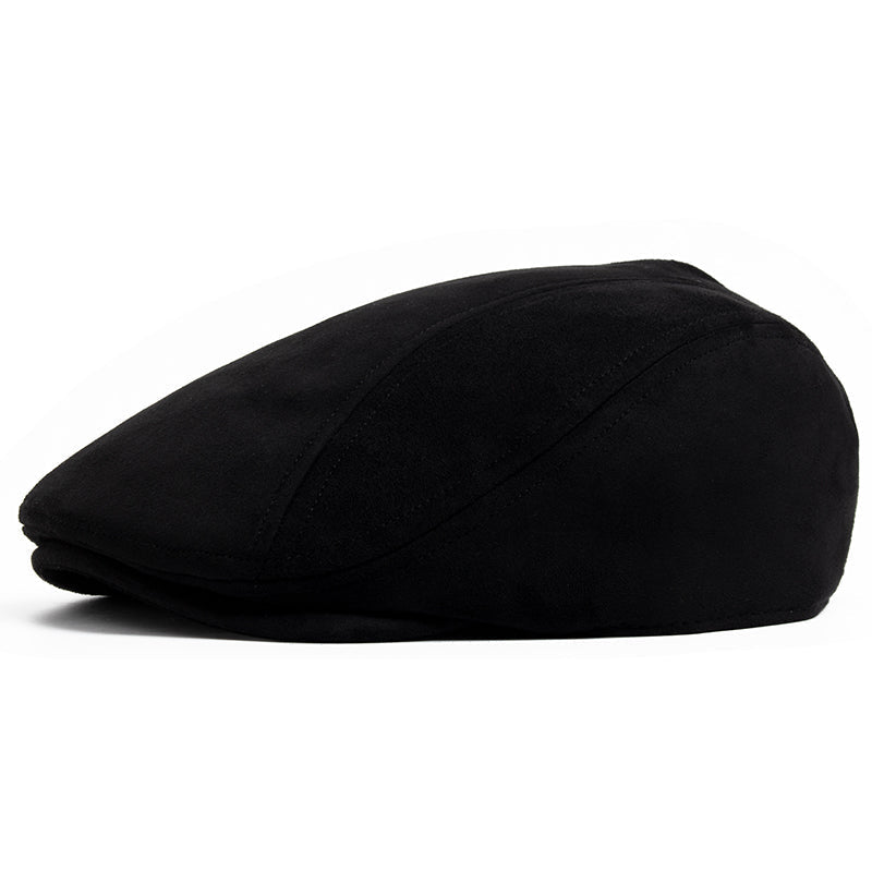 Flat cap in suede — AMBLESIDE