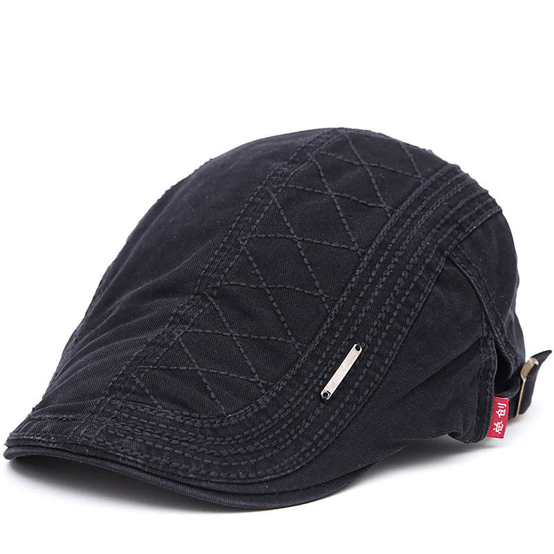 Flat cap in cotton — STANHOPE