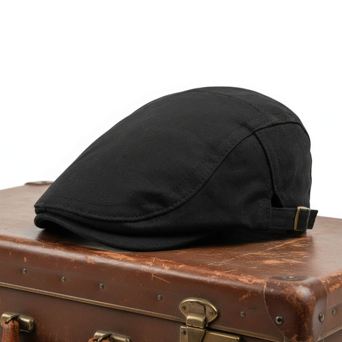 Flat cap in cotton — PEEBLES