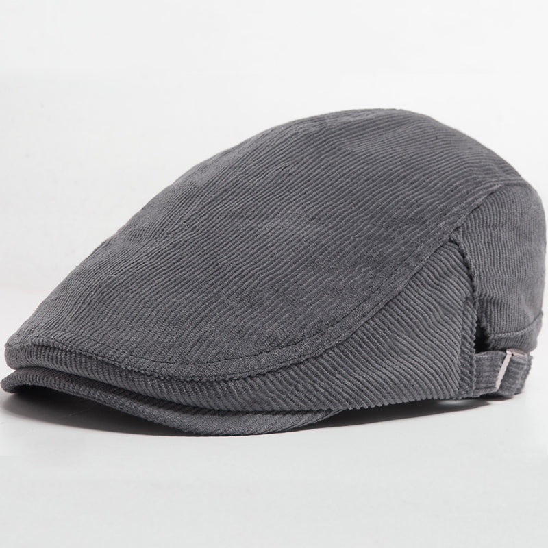 Flat cap in corduroy — DUNKELD