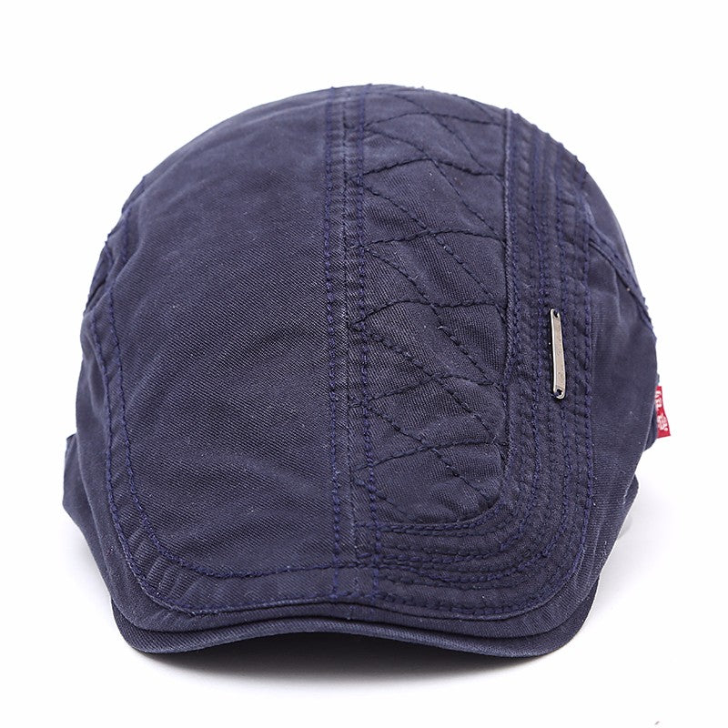 Flat cap in cotton — STANHOPE