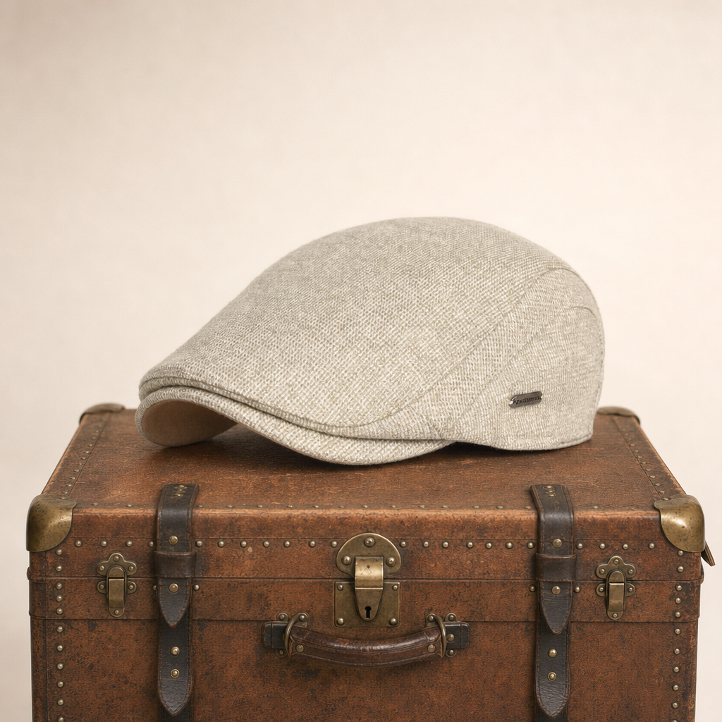 Flat cap in wool — WINCANTON