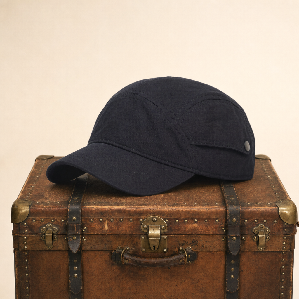 Flat cap in cotton — LEDBURY