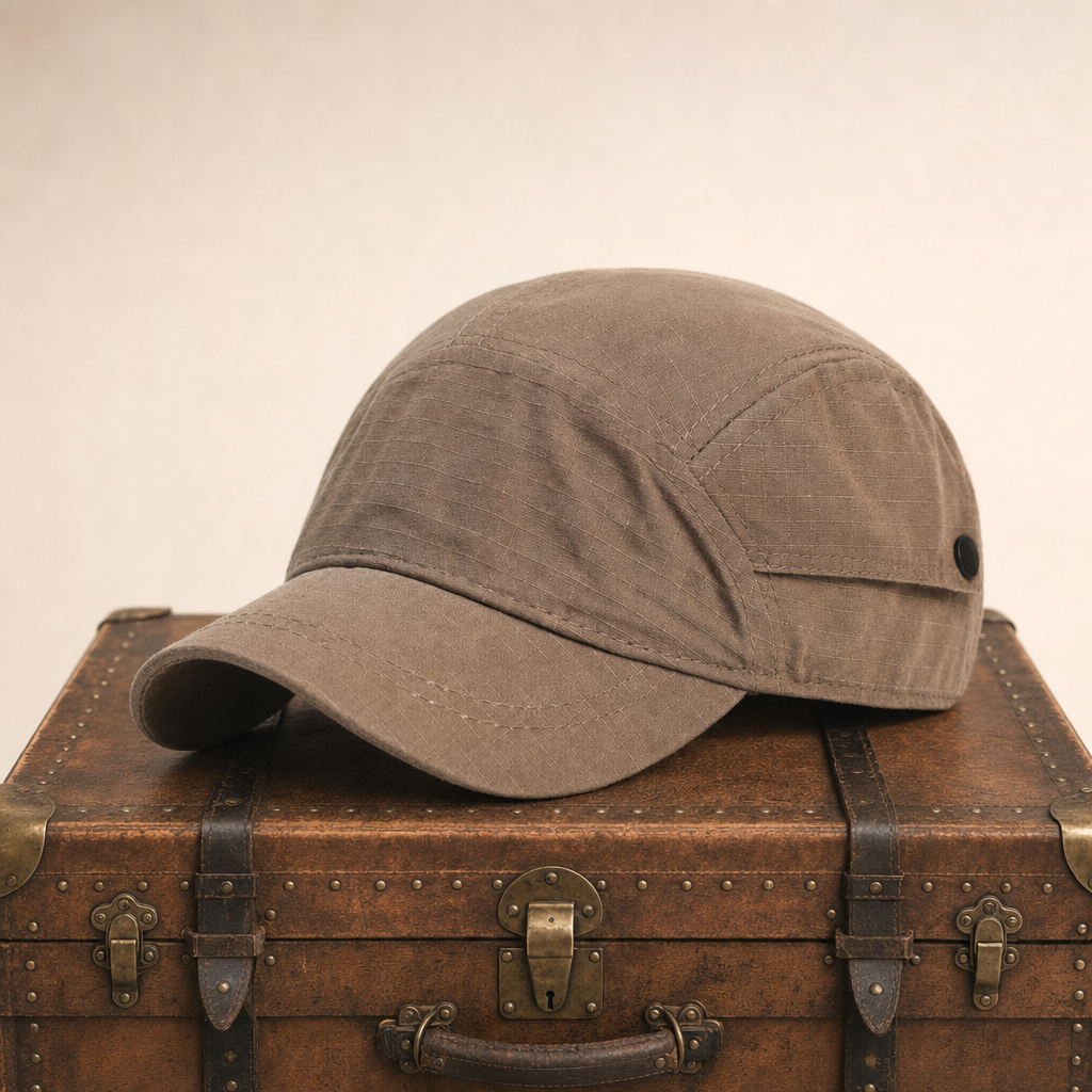 Flat cap in cotton — LEDBURY